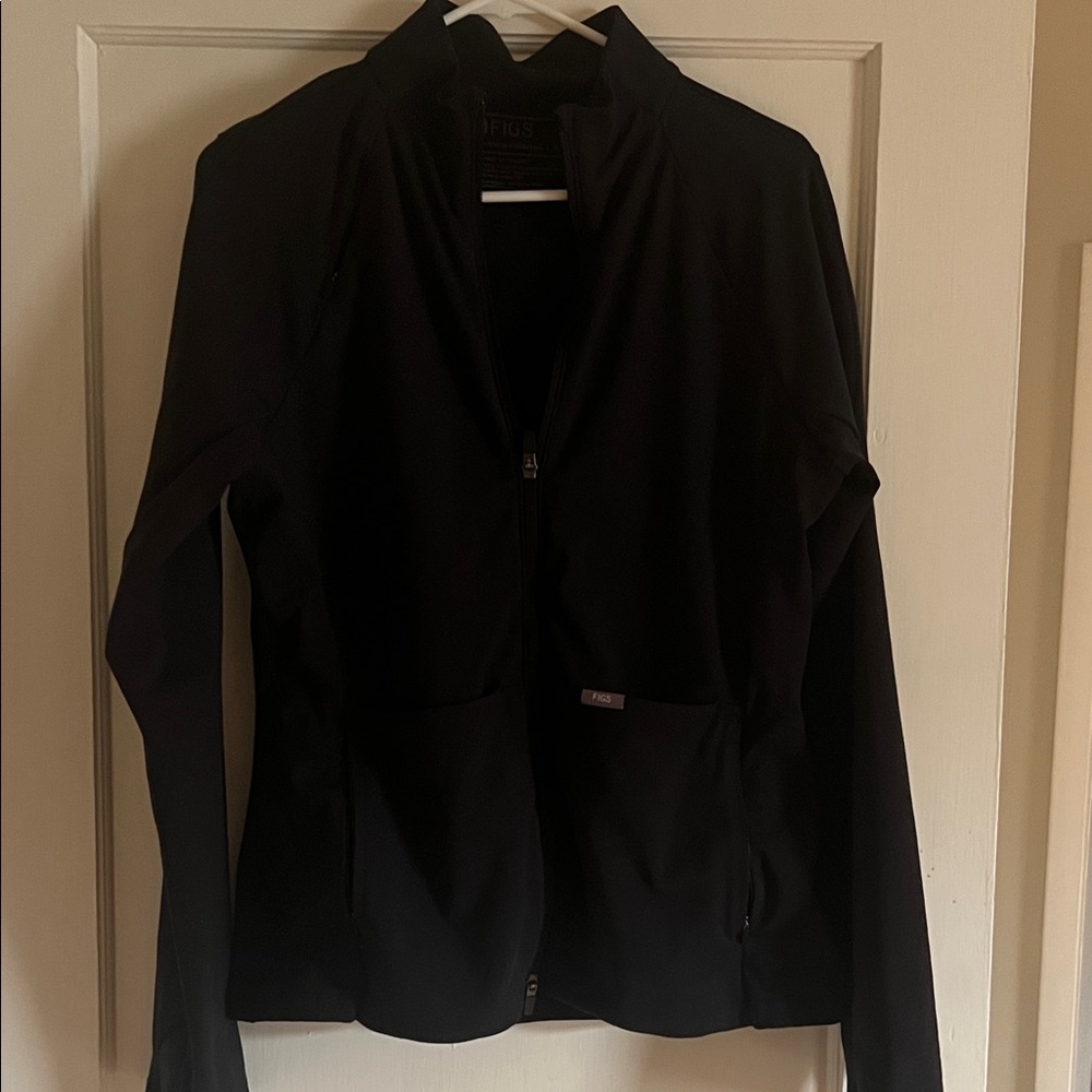 Figs Black On-Shift ContourKnit Jacket - Picture 4 of 6